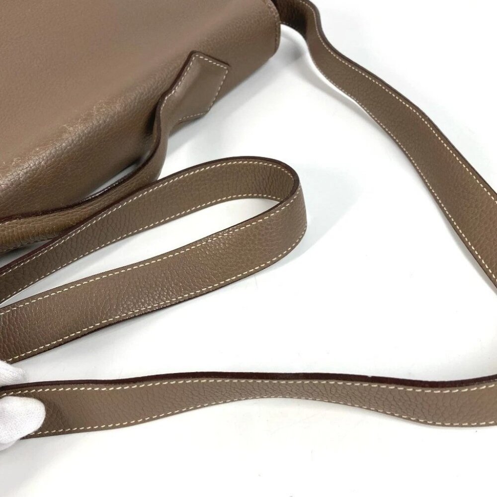 HERMES flap Victoria Messenger Bag 2WAY Bag Shoulder Bag Crossbody Hand Bag - Picture 10 of 14